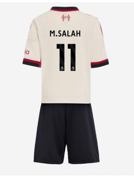 Liverpool Mohamed Salah #11 Dječji Gostujuci Dres kompleti 2025-26 Kratak Rukavima (+ kratke hlače)